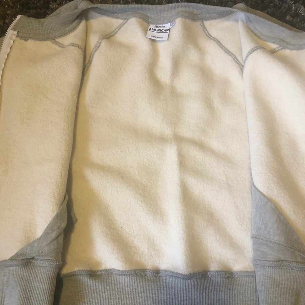 ⭐️⭐️NWT Good American by Khloe Kardashian Sweatshirt*IMO fits more like a M/L - Picture 8 of 9